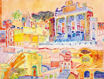 Roma, Aqua Paola by Edvard Frank - Auction record, sale price, and art valuation. Compare with similar artists and explore comparable artworks.