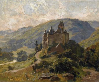 Bürresheim castle near Mayen in the Eifel