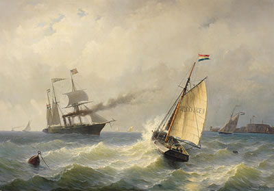 Sample artwork by Jacob Willem Gruyter (1856 - 1908), known for dutch painter and etcher - View similar artists and auction records