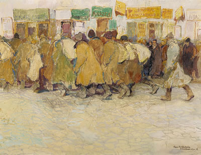 Scene from the Warzaw Ghetto, 1916