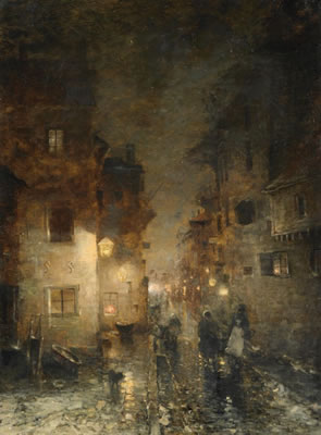 Evening streetlife