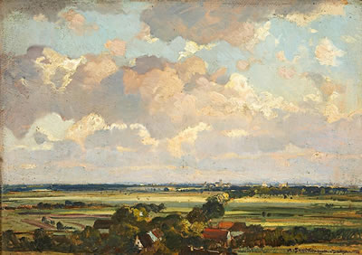 Blick von München nach Dachau