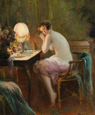 Sample artwork by Rene Balades (1889 - 1940), known for painting - View similar artists and auction records
