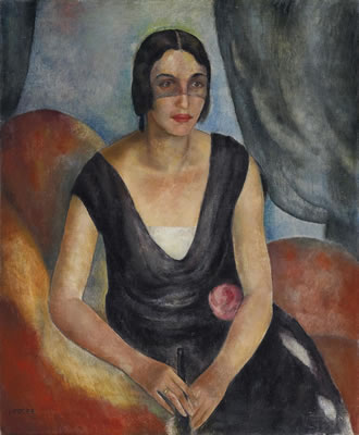 Portrait of a young woman with veil