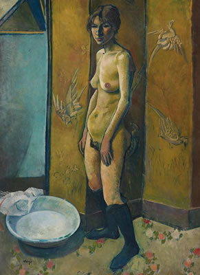 Femme à sa toilette