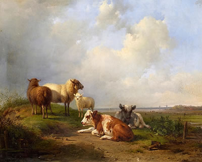 Vieh auf der Weide