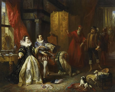 Marie de Médici being exiled