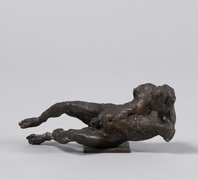 Reclining male nude.