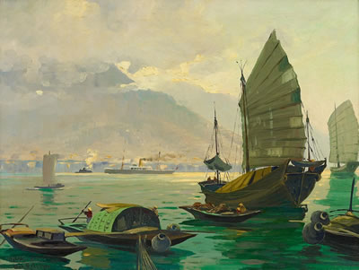 Sample artwork by Eduard Edler (1887 - 1969), known for painting - View similar artists and auction records