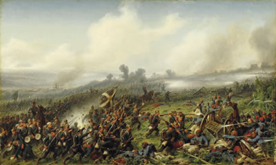 The Battle of Weißenburg on 4 April 1870(?). by Christian Sell I - Auction record, sale price, and art valuation. Compare with similar artists and explore comparable artworks.