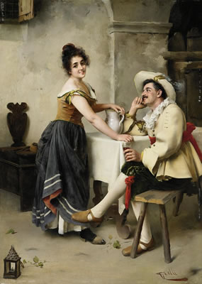 Gallant scene.