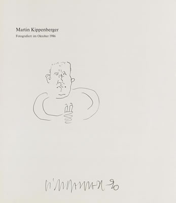 Portrait of Martin Kippenberger: Untitled (Self portrait)