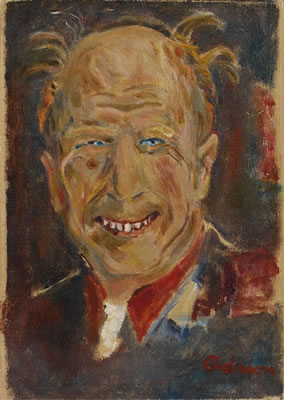 Portrait of Lucien Adrion: Self Portrait.