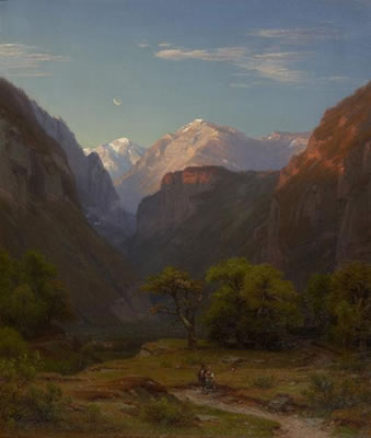 High Mountain Landscape.