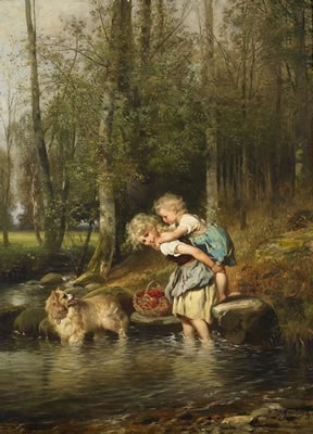 Forest Clearing. by Anton Heinrich Dieffenbach - Auction record, sale price, and art valuation. Compare with similar artists and explore comparable artworks.
