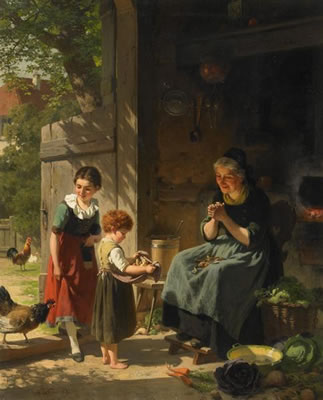 Sample artwork by Hermann Werner (1816 - 1905), known for painting - View similar artists and auction records