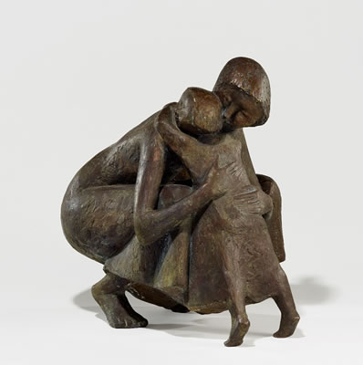 Mother hugging her child. by Manfred Welzel - Auction record, sale price, and art valuation. Compare with similar artists and explore comparable artworks.