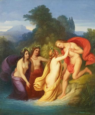 Sample artwork by Michael Echter (1812 - 1879), known for painting - View similar artists and auction records