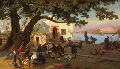 On the Banks of the Nile.