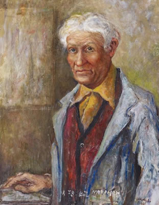 Portrait of Julius Jakoby: Self Portrait.