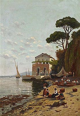 An der Küste vor Sorrent.