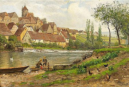 Ansicht von Besigheim an der Enz