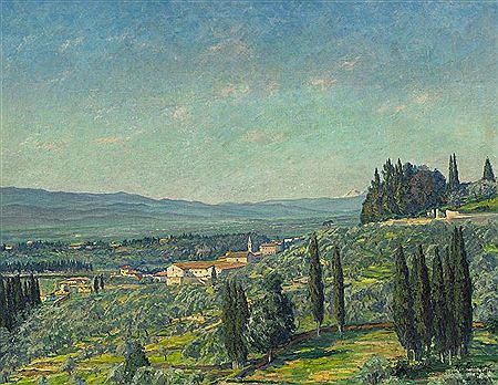 Toskanalandschaft by Karl Sawert - Auction record, sale price, and art valuation. Compare with similar artists and explore comparable artworks.
