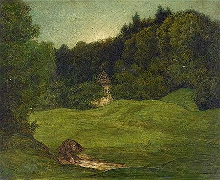 Die Eremitenklause. by Wilhelm August Theodor Steinhausen - Auction record, sale price, and art valuation. Compare with similar artists and explore comparable artworks.