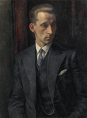 Portrait of a Men in an Elegant Suit. by Albert Henrich - Auction record, sale price, and art valuation. Compare with similar artists and explore comparable artworks.