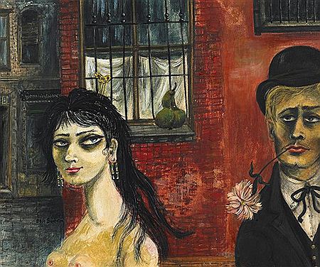 Suburb or: Couple in the Suburb.