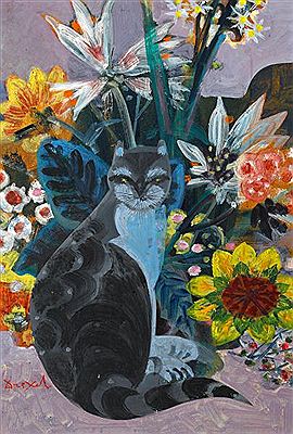 Still Life with a Cat.