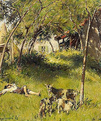 Sample artwork by Albert Spethmann (1894 - 1986), known for painting; landscape; figure - View similar artists and auction records