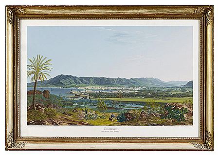 View of Palermo from the Villa Belmonte.
