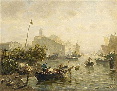 Near Murano. by Ludwig Dill - Auction record, sale price, and art valuation. Compare with similar artists and explore comparable artworks.