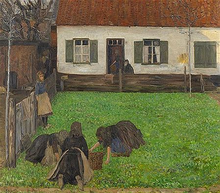 The Home Garden. by Wilhelm Schmurr - Auction record, sale price, and art valuation. Compare with similar artists and explore comparable artworks.