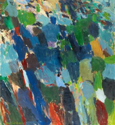 "Blau-Grün". by Sigrid Kopfermann - Auction record, sale price, and art valuation. Compare with similar artists and explore comparable artworks.