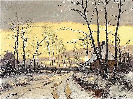 Winterabend. by Louis Garot - Auction record, sale price, and art valuation. Compare with similar artists and explore comparable artworks.