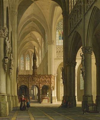 Interior of a Church.