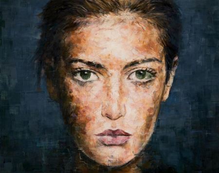 Sample artwork by Harding Meyer (Born 1964), known for face painting - View similar artists and auction records