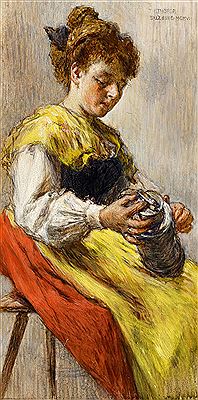 Young Lady with a Jug.
