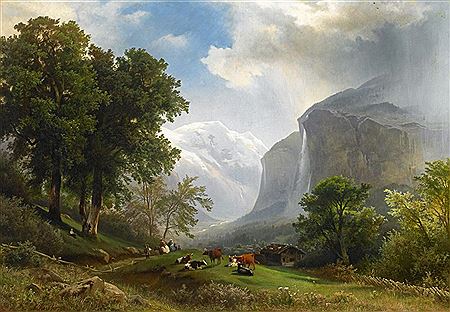 The Staubach in the Lautherbrunnental in the Bernese Oberland