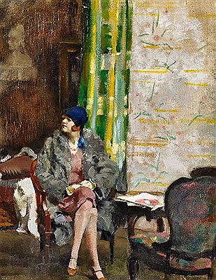 Sample artwork by Rudolf Nissl (1870 - 1955), known for realist style nude female figure and still-life painting, architectural drawing - View similar artists and auction records