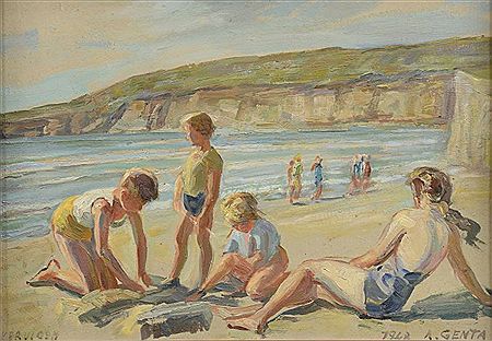Sample artwork by Albert Genta (1901 - 1989), known for painting - View similar artists and auction records