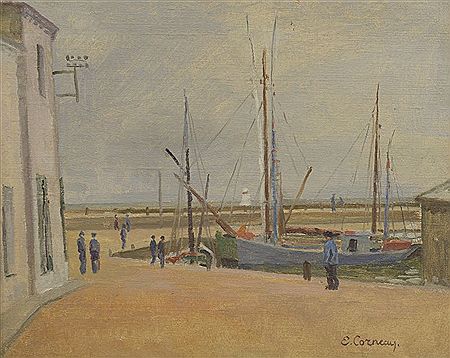 Le port de Joinville, Ile d'Yeu by Eugène Corneau - Auction record, sale price, and art valuation. Compare with similar artists and explore comparable artworks.