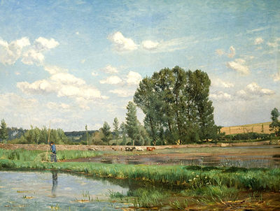 Pêcheur dans les environs de Nijsdam