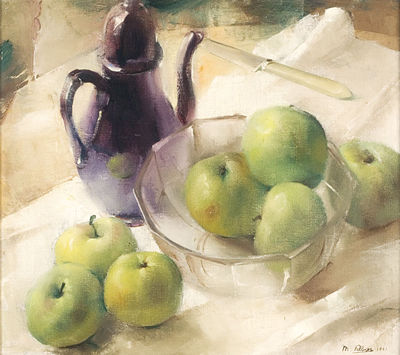 Nature morte aux pommes