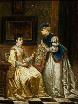 Sample artwork by François Geerts (fl.1850 - 1884), known for painting - View similar artists and auction records