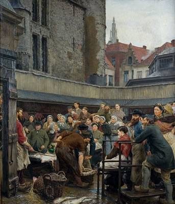 Sample artwork by Edgar Ferasyn (1858 - 1938), known for landscape - View similar artists and auction records