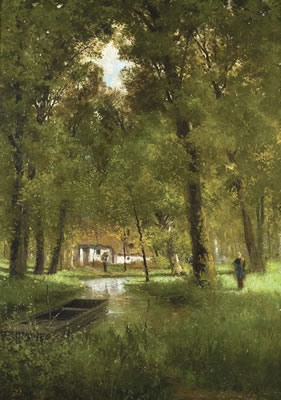 Jeune fille au bord de l'eau