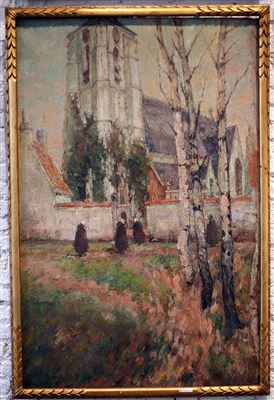 L'arrivée des religieuses à l'église